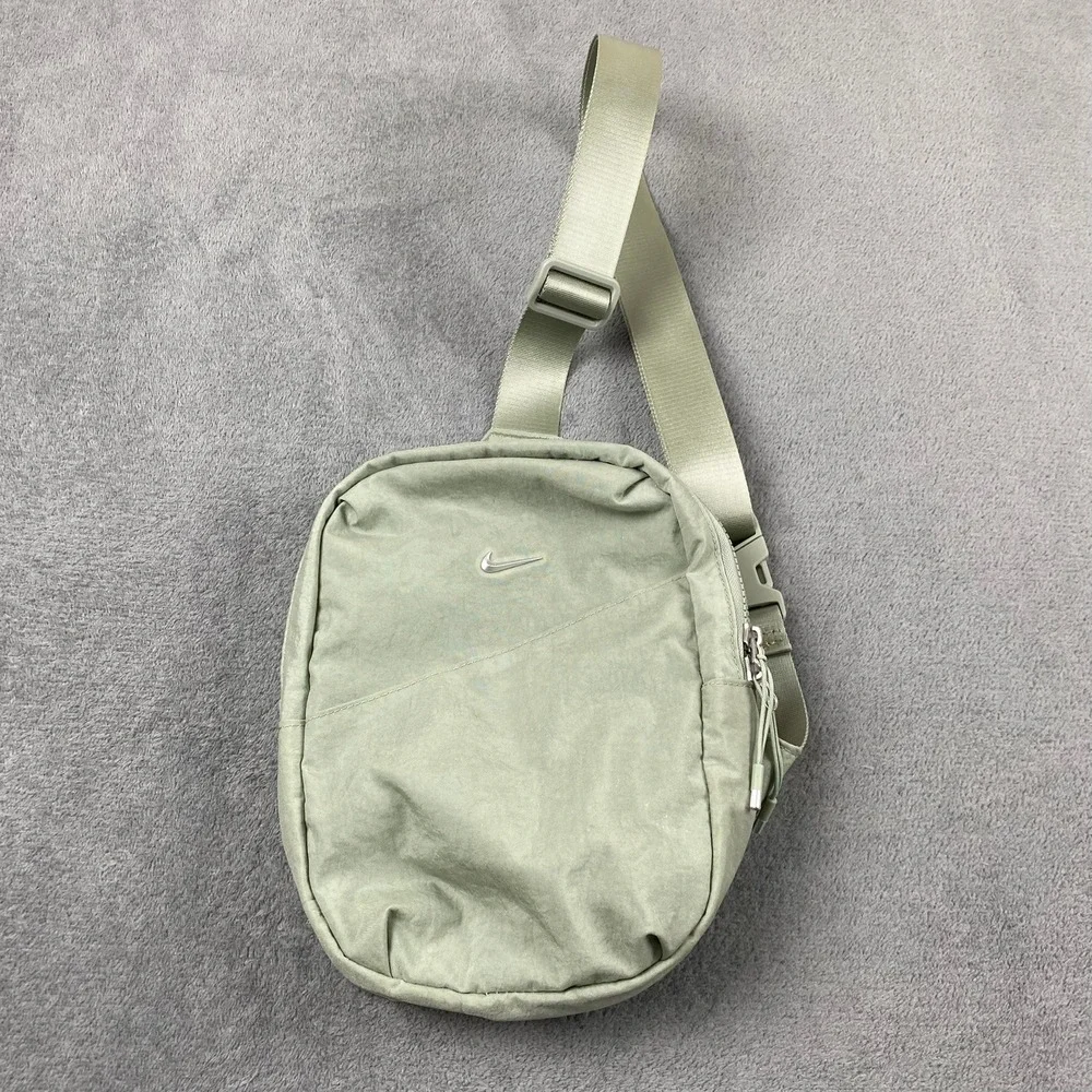 Nike Women Sling Crossbody Bag Sage Green Sportswear Utility
